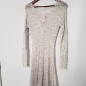 Nap semi sheer dress